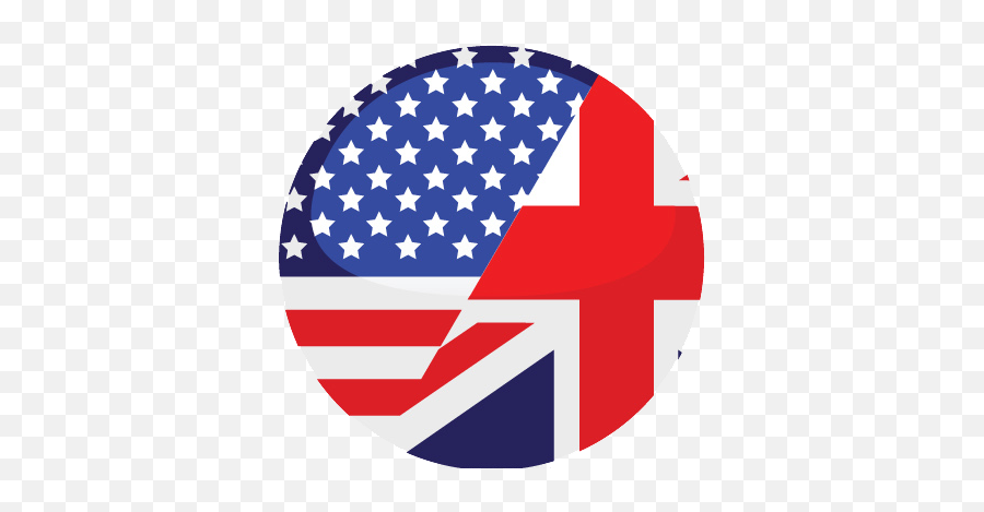 Fastest Us Flag Round Png Emoji,American Flag Emoticon Download