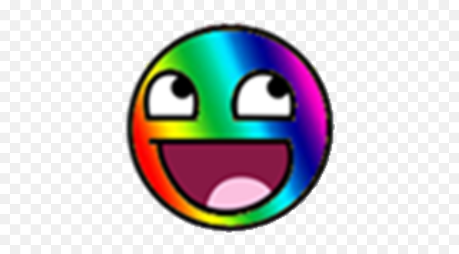 Runaway Hiding Smiley - Rainbow Epic Smiley Face Emoji,Hiding Emoticon