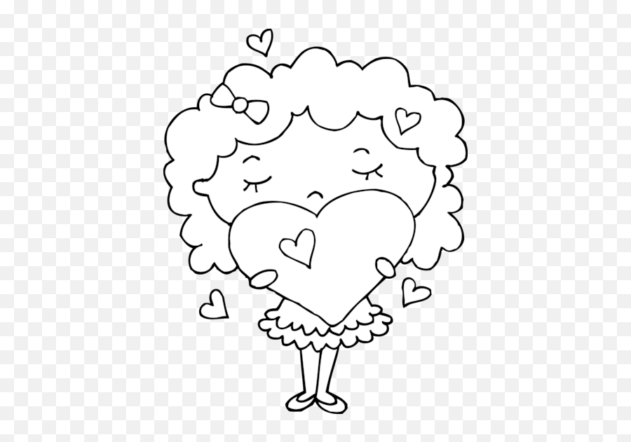 Clipart Curly Hair Girl - Clip Art Library Emoji,Curly Hair Girl Emoji