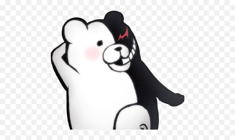 Monokuma - Monokuma Full Body Sprites Emoji,Monokuma Emoticon