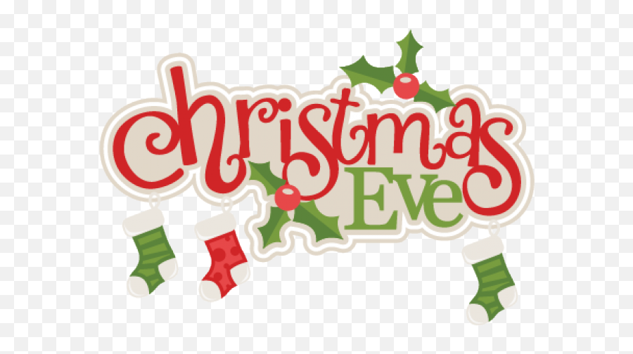 Christmas Eve - Christmas Eve Text Png Emoji,Christmas Eve Emoji