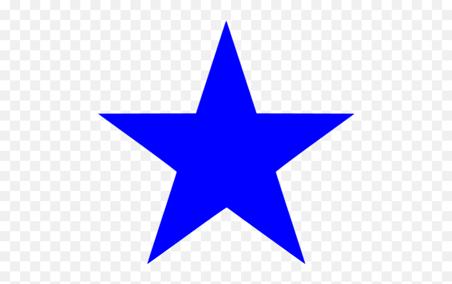 Blue Star Icon - Transparent Blue Star Png Emoji,Blue Star Emoji