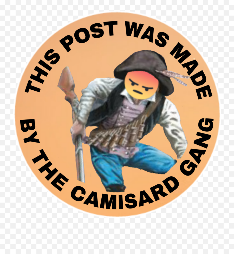 Camisard Angry Gang Huguenot Sticker By Bob Bob - Deutsche Bundeswehr Emoji,Angry Hat Emoji