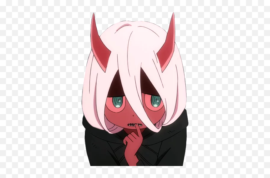 The Franxx Zero Telegram Stickers - Fictional Character Emoji,Darling In The Franxx Emoji