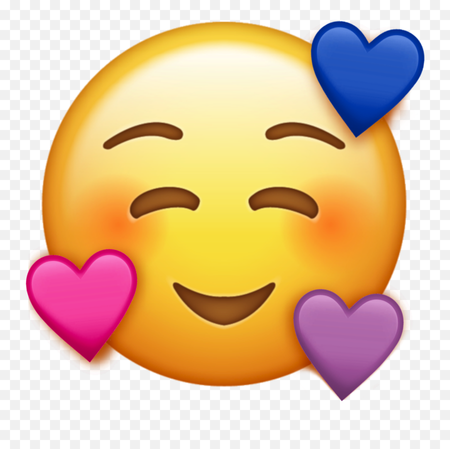 Bisexual Sticker - Emoji Herzen Um Kopf,Bisexual Flag Emoji