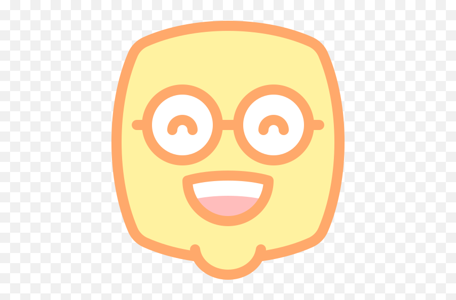 Geek - Happy Emoji,Geek Emoticon