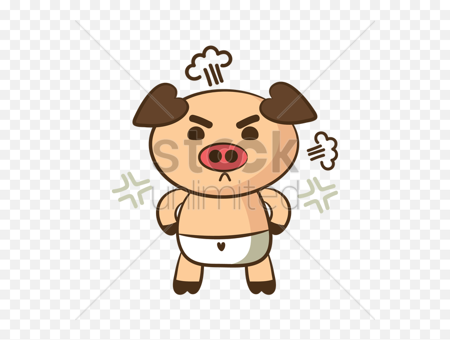Pork Clipart Mad - Png Download Full Size Clipart Cartoon Angry Pigs Emoji,Cheshire Cat Emoticon