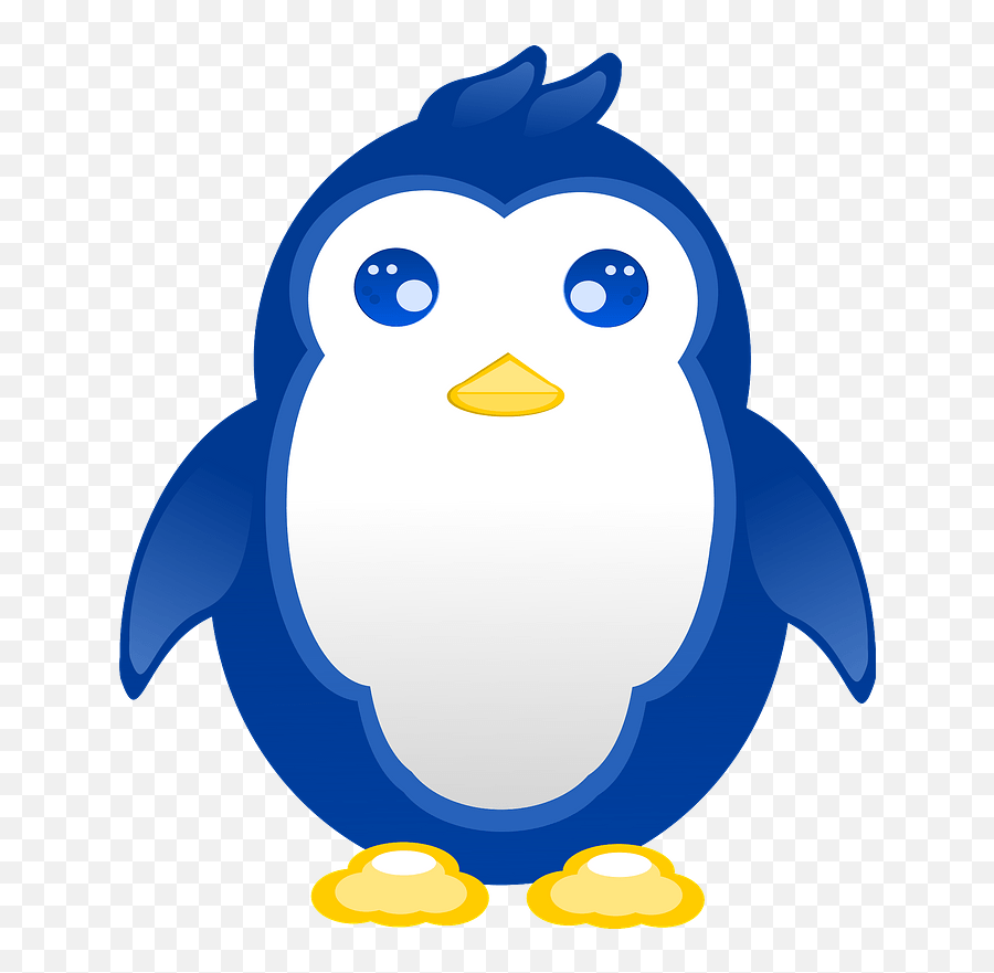 Blue Penguin Clipart Free Download Transparent Png Creazilla - Álvaro Obregon Garden Emoji,Penguin Shirt Emoji