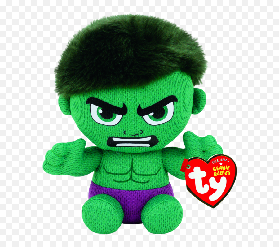 Marvel Hulk Beanie Babies - Ty Hulk Emoji,Marvel Emoji