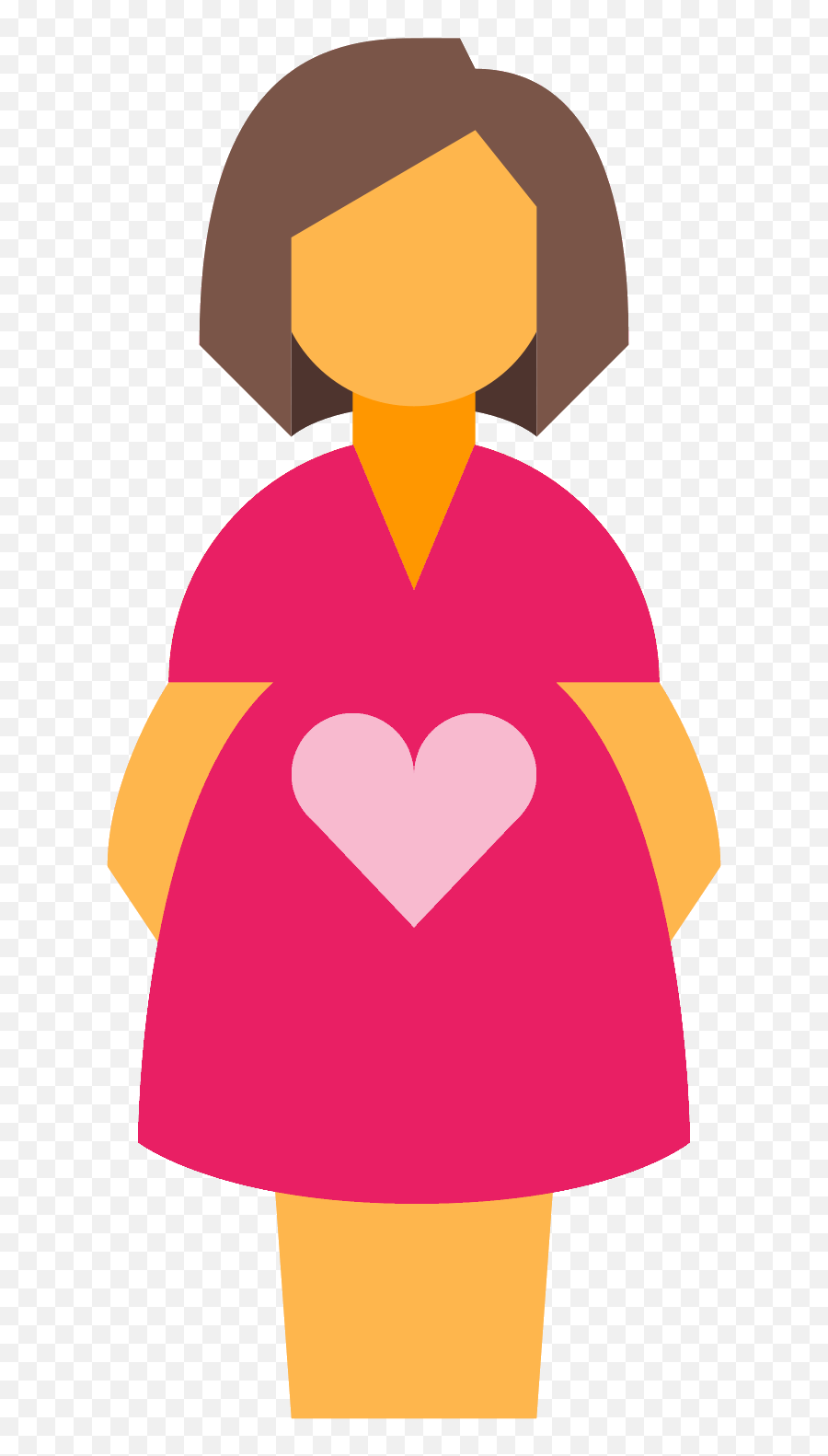 The Icon Pregnant Is A Stick Figure Of A Female With - Pregnancy Emoji,Emoji Stick Figures