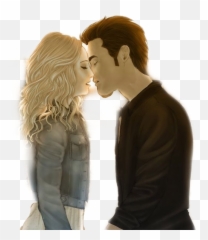 Stroline Stefansalvatore Sticker By Mccartney Herron - Kiss On Lips Emoji,Forehead Kiss Emojis