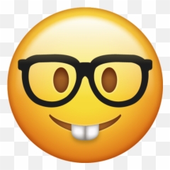 Transparent Pic Of Emoji - Iphone Nerd Emoji Png,Emoticon Pesonal