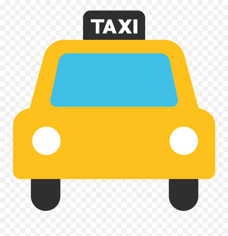 Fileemoji U1f696svg - Wikimedia Commons Animated Taxi Png,Blue Car Emoji