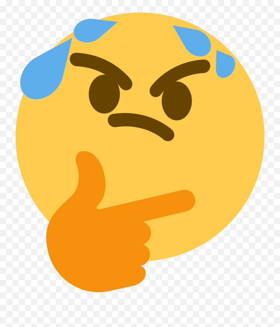 Thinking Emoji Discord Meme Clipart - Discord Emojis Transparent Background,Emoji Meme