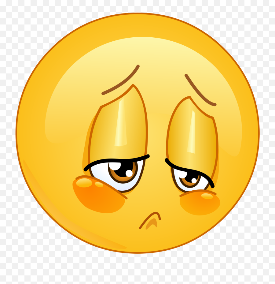 Sad Emoji Decal - Sad Emoji,Emojis For Sad