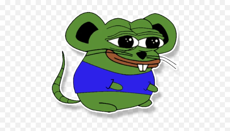 Telegram Stickers For Query Emo Search Results For The - Pepe Mouse Emoji,Messenger Emoticons Mouse