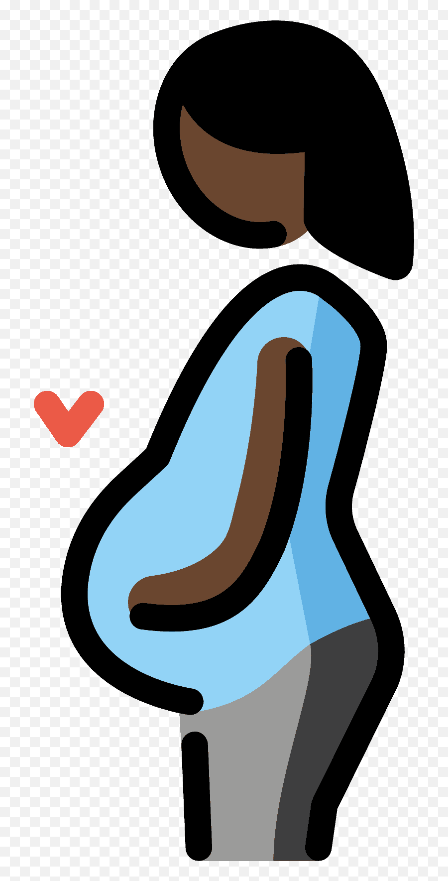 Pregnant Woman Emoji Clipart - Pregnancy Clip Art Free,Mom Emojis