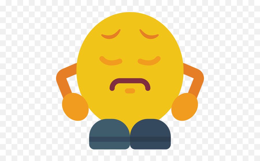 Sad - Free People Icons Icon Emoji,Unhappy Emoticons
