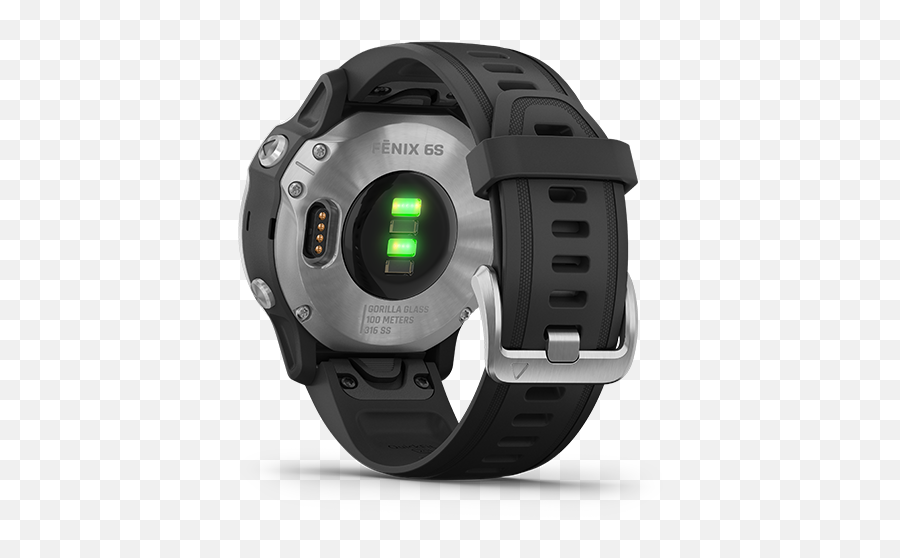 Fnix 6s Sports U0026 Fitness Products Garmin - Garmin Fenix 6s Silver With Black Band Emoji,Digital Spinner Emojis