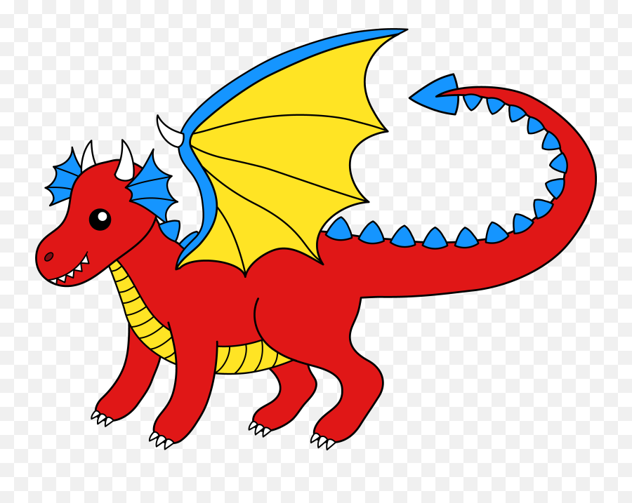 Little Red Dragon Free Clip Art Emoji,Red Dragon Emoji