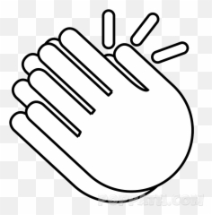 Hands Up Emoji Png - Clapping Hands Drawing Easy,Hands Up Emoji