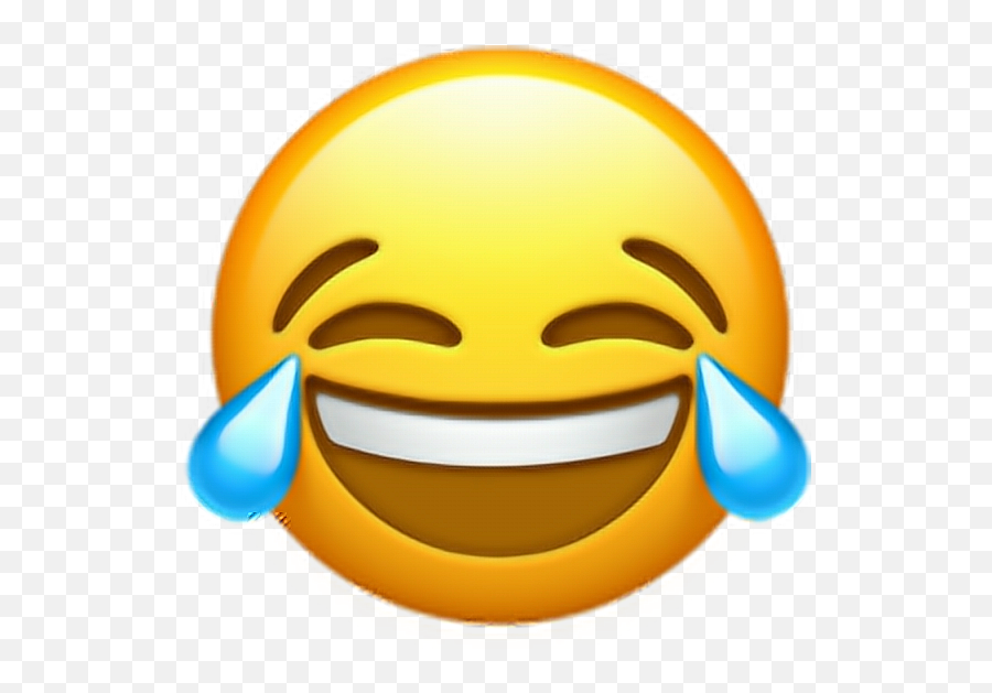Ios 10 Crying Laughing Emoji Png - Laughing Crying Emoji Png,Lauging Emoji