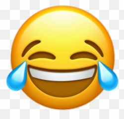 Ios 10 Crying Laughing Emoji Png - Laughing Crying Emoji Png,Lauging Emoji