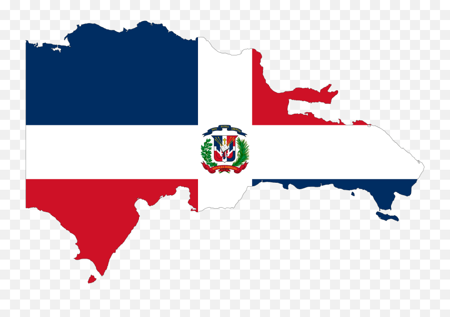 Dominican Republic Map Flag Clipart - Transparent Dominican Republic Flag Emoji,Ireland Flag Emoji