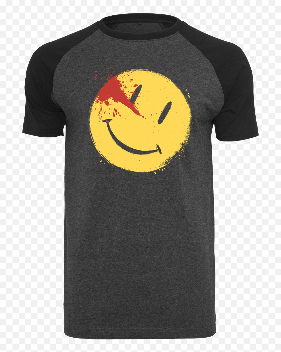 Buy Bloody Smiley Raglan Tee Supergeekde Emoji,Emoticon Love Hitam