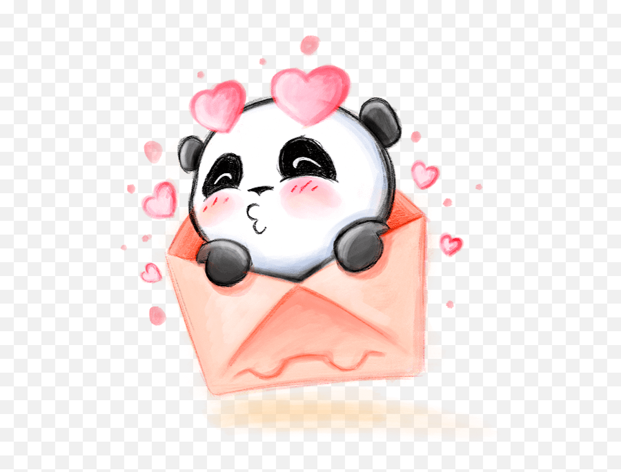 Be My Panda Valentine - Hand Drawn Love Stickers By Lee Jay Emoji,Valentine Box Ideas Emojis