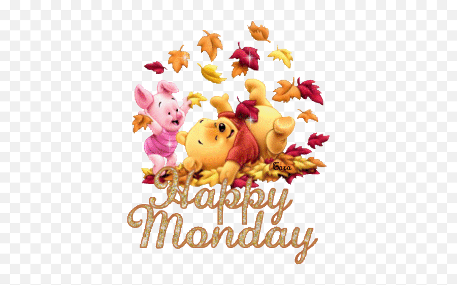 Happy Monday With Leaves - Desicommentscom Emoji,? ???? ???? Happy Monday & Week Smile Emoticon Heart Emoticon ???? ???? ????