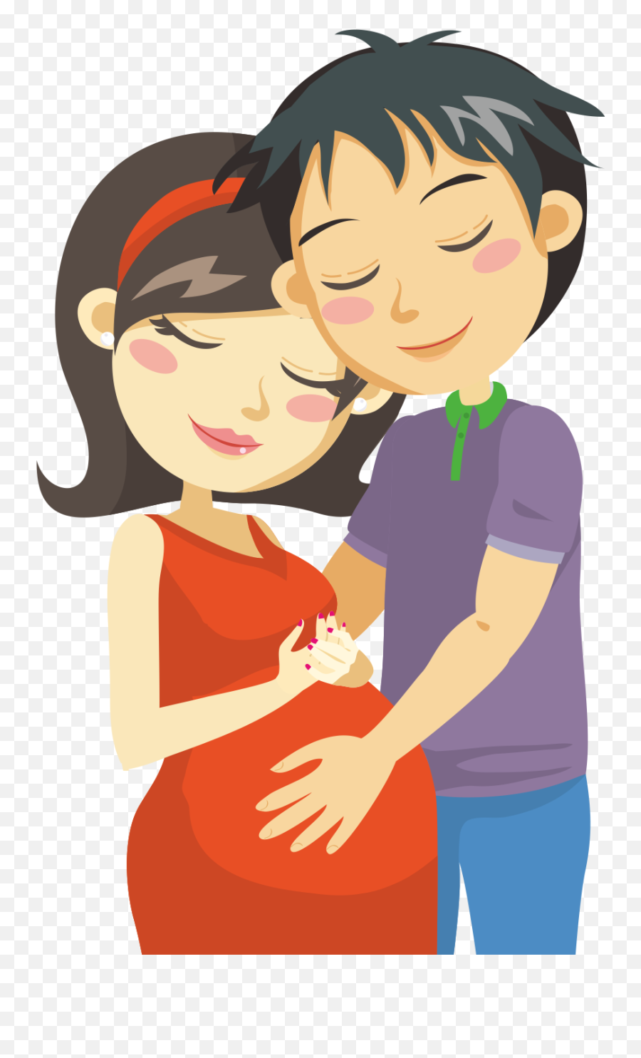 Vector Happy Pregnant Woman Transparent Background Png Mart Emoji,Pregnant Lady Emoji