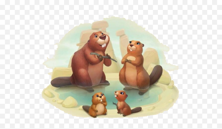 Download Beaver Family - Township Beaver Emoji,Beaver Emoji