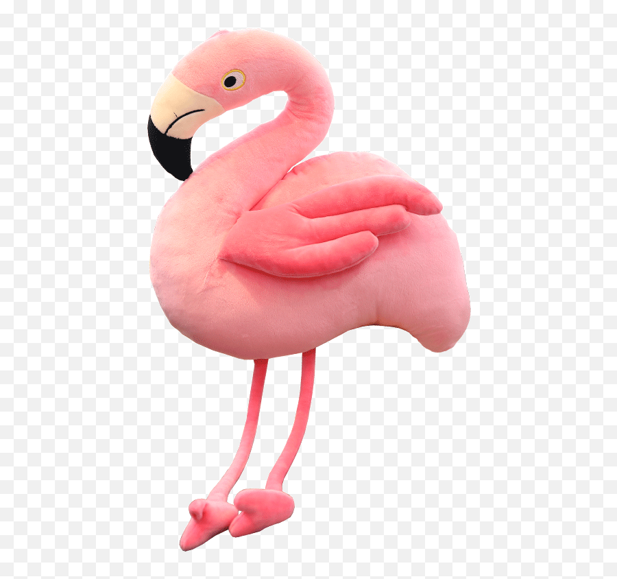 Creative Flamingo Doll Plush Toys Stork - Greater Flamingo Emoji,Cow Emoji Pillow