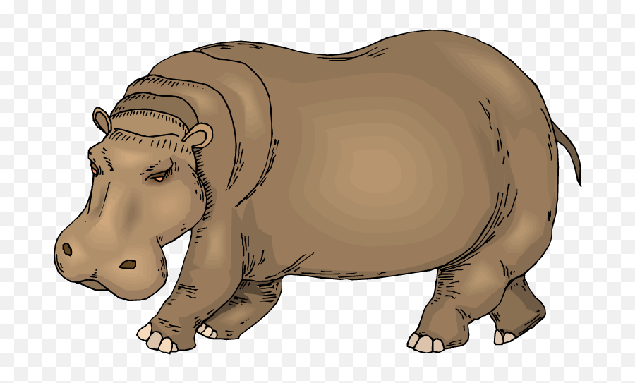 Free Hippo Cliparts Download Free Clip Art Free Clip Art - Clipart Image Of Hippopotamus Emoji,Hippopotamus Emoji