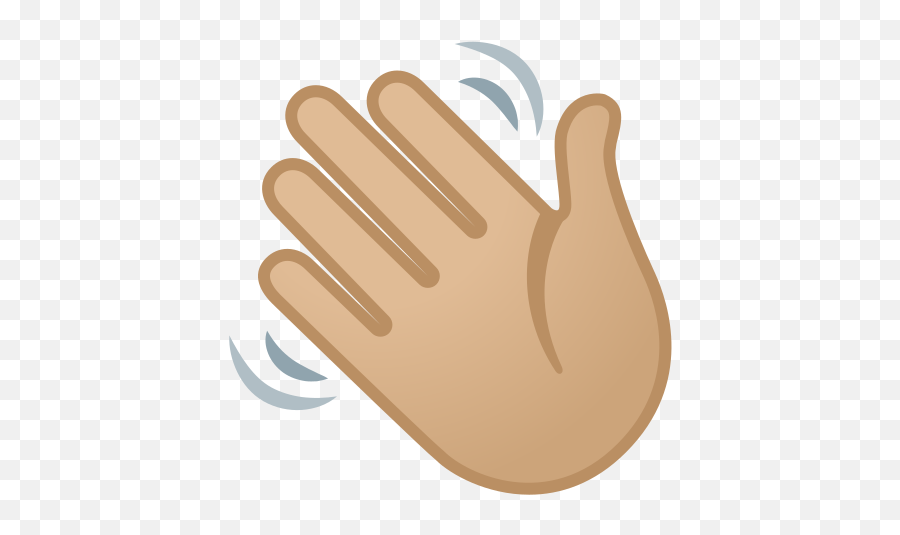 Medium - Emoji Hand,Waving Emoji