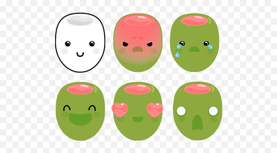 Motion Graphics Christian Inguillo - Dot Emoji,Olive Emoji