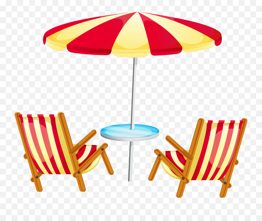 Free Beach Transparent Background - Beach Chairs Clipart Emoji,Beach Emoji Transparent