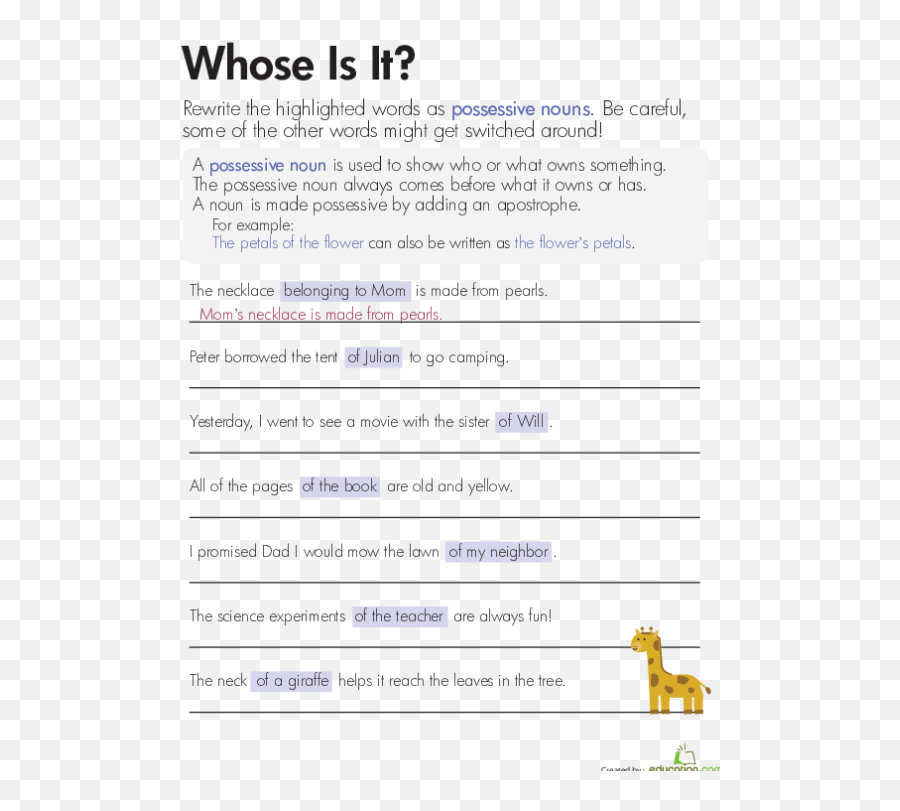 Free Printable Lesson Plans For 4th Grade Page 14 - Rewrite The Sentences By Using An Apostrophe Emoji,Positive Noun Emotion