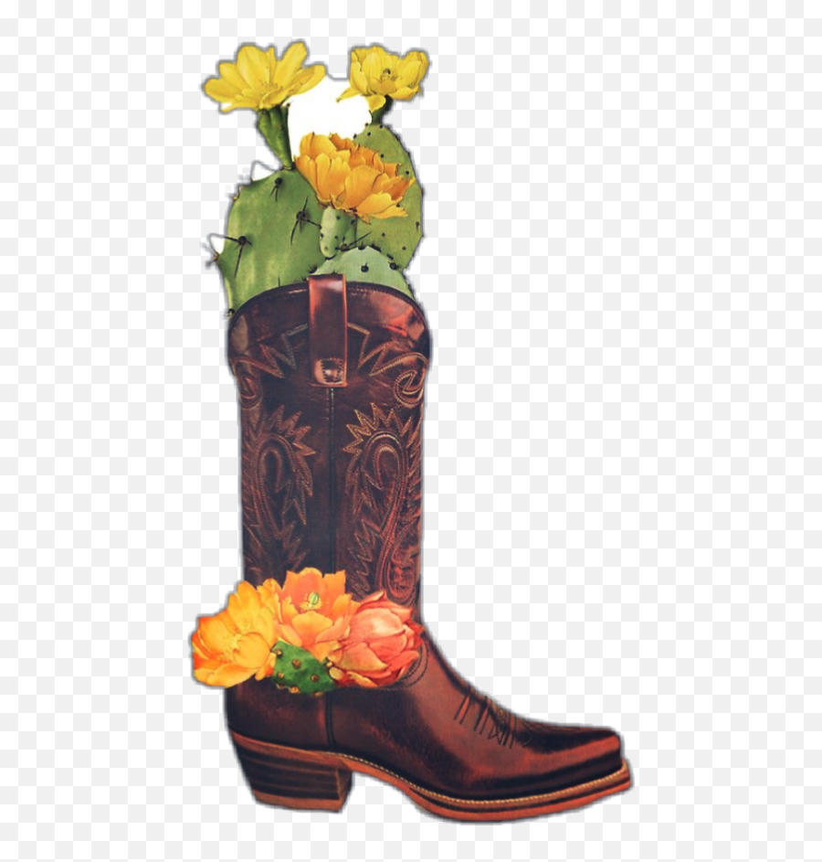 Cowboy Boots Sticker Challenge On Picsart - Prickly Pear Cactus Flowers Emoji,Snake Boot Emoji