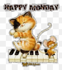 Best Cat Happy Gifs Find The Top Gif On Gfycat Cartoon Cat - Clip Art Happy Monday Animated Emoji,Tiny Animated Cat Emojis