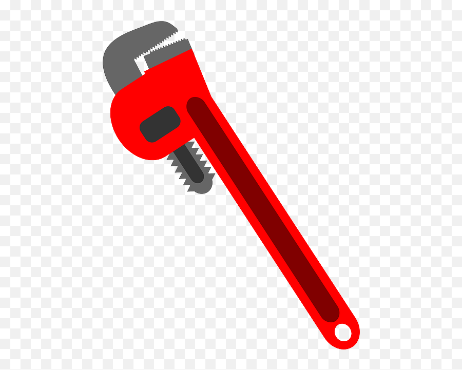 Pipe Wrench Tool Pipe Tongs - Clip Art Plumbers Wrench Emoji,Wrench Emotions