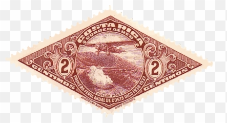 Costa Rica Airmail Stamp - Costa Rica Stamps Emoji,Volcan Emotion