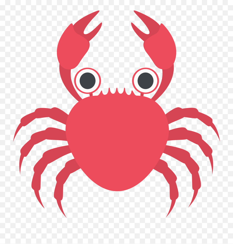 Crab Emoji Clipart - States Through Which Tropic Of Cancer Passes,Crab Emoji