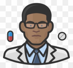 Pharmacist Black Male People Avatar Free Icon Of Health - Pulmonologist Icon Emoji,Pharmacist Emoticon