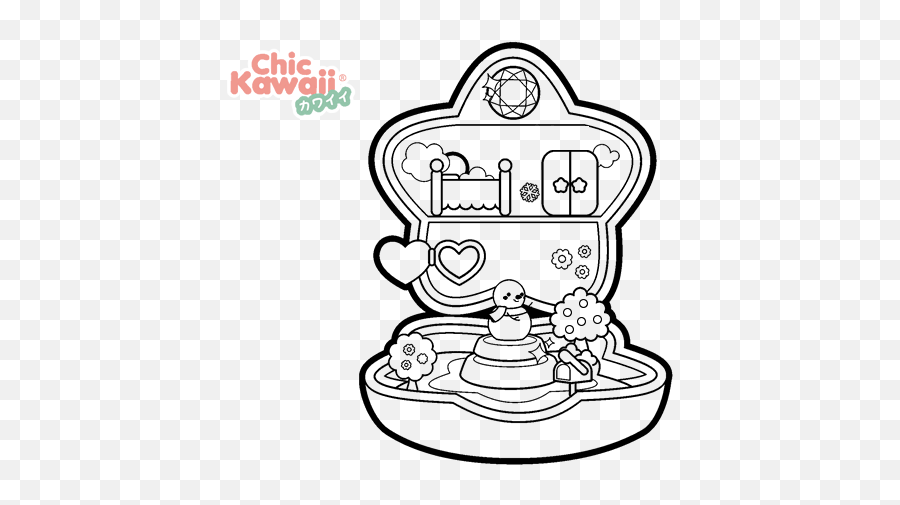 Juegos De Dibujos Kawaii Para Colorear - Imágenes Para Pintar De Cosas Kawai Emoji,Dibujos Kawaii Emojis
