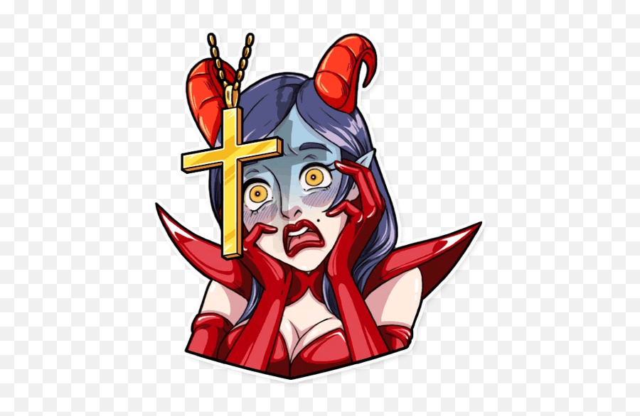 Pin - Devil Sticker Pack Emoji,Alice Madness Returns Emojis