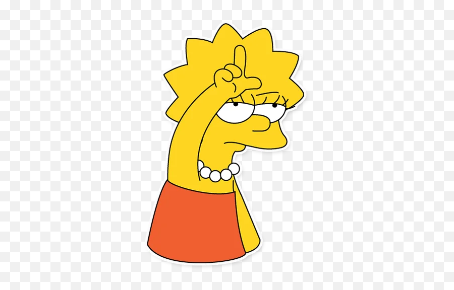 Telegram Sticker - Lisa Simpson Sticker Emoji,Lisa Simpson Emojis