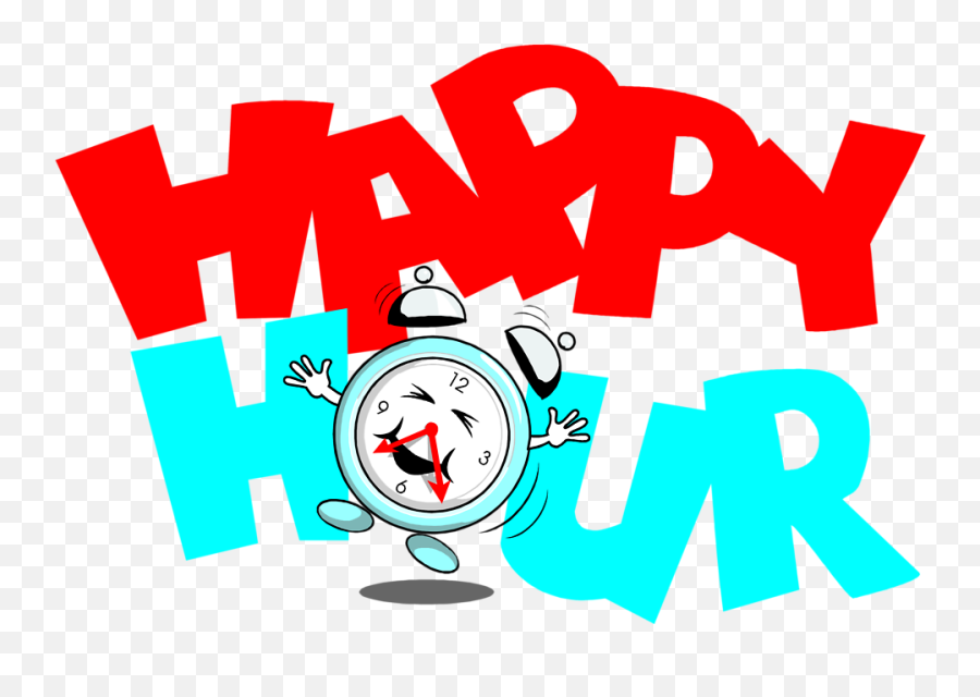 Cartoon Clock Png - Alarm Clipart Happy Happy Hour Clip Happy Hour Clipart Emoji,Happy Fathers Day 2019 Emojis