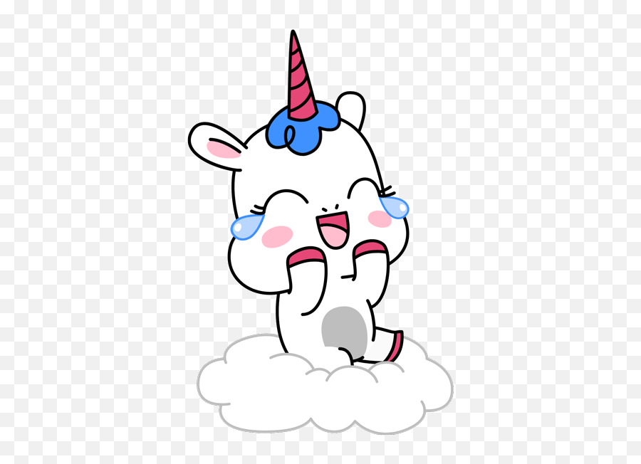 2d Animation U2014 Emma Gilberg - Unicorn Emoji,Small Laughing Emoticon Gif